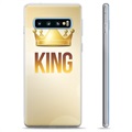 Samsung Galaxy S10+ puzdro TPU - Kráľ