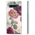 Samsung Galaxy S10+ puzdro TPU - Romantické kvety