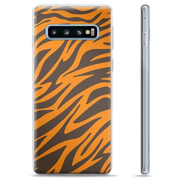 Samsung Galaxy S10+ puzdro TPU - Tiger