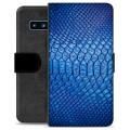 Samsung Galaxy S10 prémiové puzdro na peňaženku - Kožené
