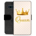 Samsung Galaxy S10 prémiové puzdro na peňaženku - Kráľovná
