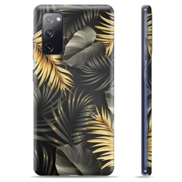 Samsung Galaxy S20 FE puzdro TPU - Zlaté listy