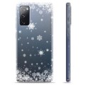Samsung Galaxy S20 FE puzdro TPU - Snehové vločky