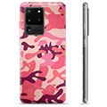 Samsung Galaxy S20 Ultra puzdro TPU - Ružová kamufláž