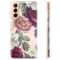 Samsung Galaxy S21+ 5G puzdro TPU - Romantické kvety