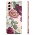 Samsung Galaxy S21 5G puzdro TPU - Romantické kvety