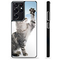 Samsung Galaxy S21 Ultra 5G ochranný kryt - Mačka