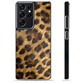 Samsung Galaxy S21 Ultra 5G ochranný kryt - Leopard