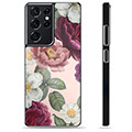 Samsung Galaxy S21 Ultra 5G ochranný kryt - Romantické kvety