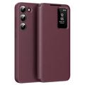 Samsung Galaxy S22 5G Smart Clear View Flip Case with Card Slot