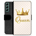 Samsung Galaxy S22+ 5G prémiové puzdro na peňaženku - Kráľovná
