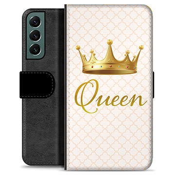 Samsung Galaxy S22+ 5G prémiové puzdro na peňaženku - Kráľovná