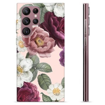 Samsung Galaxy S22 Ultra 5G puzdro TPU - Romantické kvety