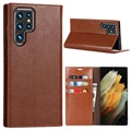 Samsung Galaxy S22 Ultra 5G Wallet Leather puzdro s Kickstandom