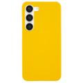 Samsung Galaxy S23 5G Pogumované Plastové Puzdro - žltá