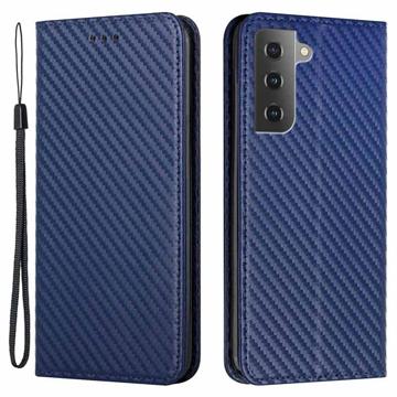 Puzdro do Peňaženky Samsung Galaxy S23 5G - Uhlíkové Vlákno