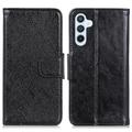 Samsung Galaxy S23 FE Elegantná séria Puzdrá peňaženky - Čierna