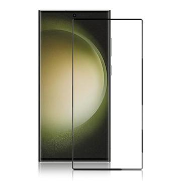 Samsung Galaxy S23 Ultra 5G Ochrana Obrazovky Mocolo Plnej Veľkosti - 9H - Čierny Okraj