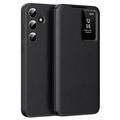 Samsung Galaxy S24 Smart Clear View Flip Case with Card Slot