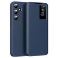 Samsung Galaxy S24 Smart Clear View Flip Case with Card Slot