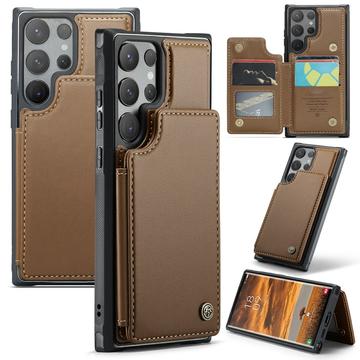 Samsung Galaxy S24 Ultra Caseme C22 Case RFID Card Wallet - Brown