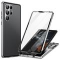 Magnetické Puzdro na Samsung Galaxy S24 Ultra s Tvrdeným Sklom