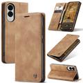 Puzdro do Peňaženky Caseme 013 Samsung Galaxy S25 Edge - Hnedá