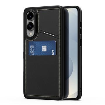 Samsung Galaxy S25 Edge Dux Ducis Rafi II Magnetic Case with Kickstand and Card Slots