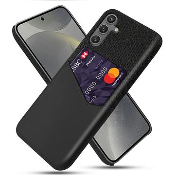 Samsung Galaxy S25 KSQ Puzdro s Vreckom na Kartu - Čierna