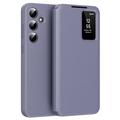 Samsung Galaxy S25 Smart Clear View Flip Case with Card Slot