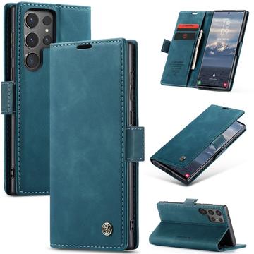 Puzdro do Peňaženky Caseme 013 Samsung Galaxy S25 Ultra - Modrá