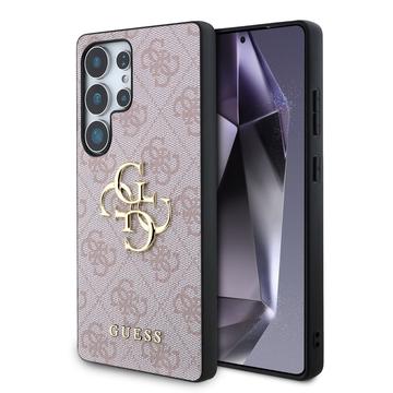 Samsung Galaxy S25 Ultra Guess 4G Big Metal Logo Hybrid Case (Open-Box Satisfactory) - Pink