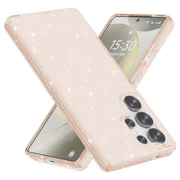 Štýlové hybridné puzdro série Glitter na Samsung Galaxy S25 Ultra