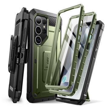 Samsung Galaxy S25 Ultra Supcase Unicorn Beetle Pro 2-Set Hybridné Puzdro - Guldan
