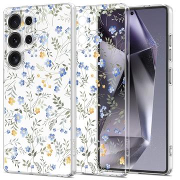 Puzdro TPU Samsung Galaxy S25 Ultra Tech-Protect FlexAir - Jarné kvety
