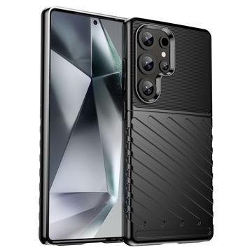 Samsung Galaxy S25 Ultra Thunder Série TPU Puzdro - Čierne