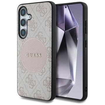 Samsung Galaxy S25+ Guess 4G Round Patch Classic Logo Case - MagSafe Compatible