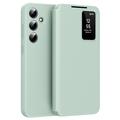 Samsung Galaxy S25+ Smart Clear View Flip Case with Card Slot