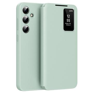 Samsung Galaxy S25+ Smart Clear View Flip Case with Card Slot