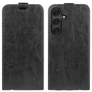 Samsung Galaxy S25+ Vertikálne Flipové Puzdro so Slotom na Kartu