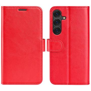Samsung Galaxy S25+ peňaženka s magnetickým uzáverom - Červená