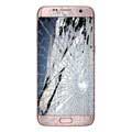 Samsung Galaxy S7 Edge LCD a Oprava dotykovej obrazovky (GH97-18533E) - ružová