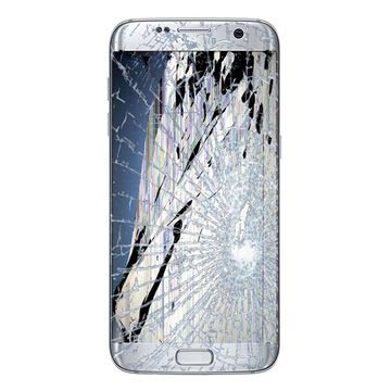Samsung Galaxy S7 Edge LCD a Oprava dotykovej obrazovky (GH97-18533B) - Striebro