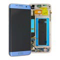 Samsung Galaxy S7 Edge Front Cover & LCD Display GH97-18533G - modrá