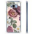 Samsung Galaxy S8 hybridné puzdro - Romantické kvety