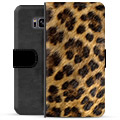 Samsung Galaxy S8 prémiové puzdro na peňaženku - Leopard