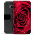 Samsung Galaxy S8 prémiové puzdro na peňaženku - Rose