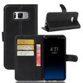 Samsung Galaxy S8+ peňaženka s magnetickým uzáverom - čierna