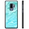 Samsung Galaxy S9+ ochranný kryt - Modrý mramor