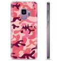 Samsung Galaxy S9 puzdro TPU - Ružová kamufláž